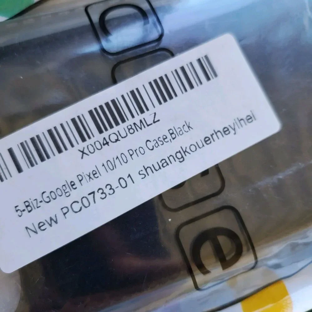 Google Pixel 10/10 Pro Black Case